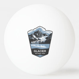 Pelota De Ping Pong Parque nacional Glacier Emblem