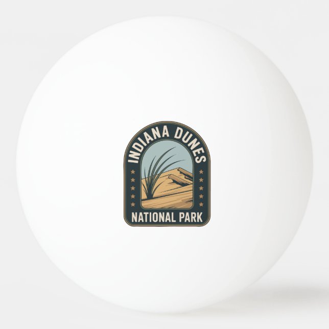 Pelota De Ping Pong Parque nacional Indiana Dunes Adventure (Anverso)