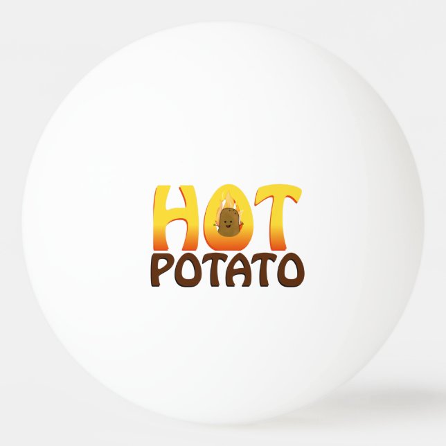 Pelota De Ping Pong Patata Caliente (Anverso)