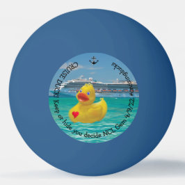 Pelota De Ping Pong Pato de crucero personalizado