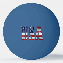 Pelota De Ping Pong Patriótico de Estados Unidos