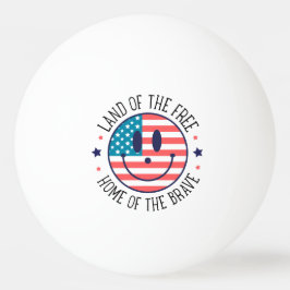 Pelota De Ping Pong Patriótico de Estados Unidos