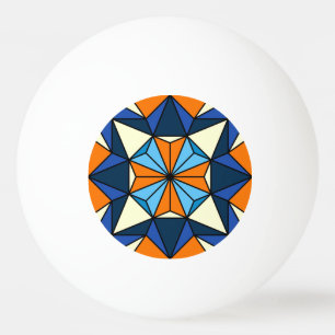 Pelota De Ping Pong Patrón árabe oriental geométrico sin soldadura