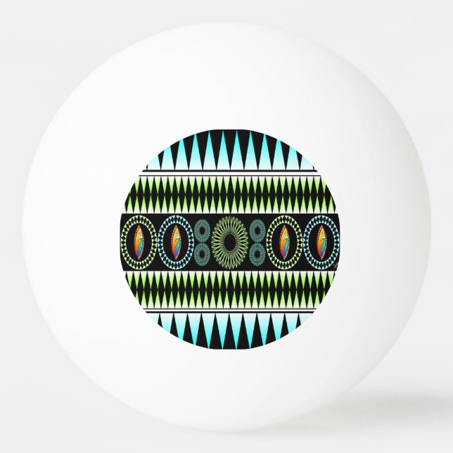 Pelota De Ping Pong Patrón de cheurón (Anverso)