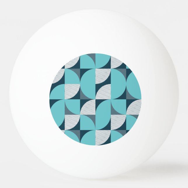 Pelota De Ping Pong Patrón de forma geométrica creativa (Anverso)