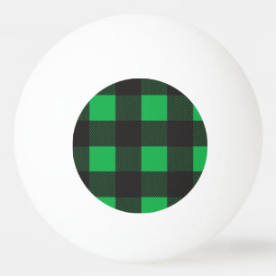 Pelota De Ping Pong Patrón de platillos verdes