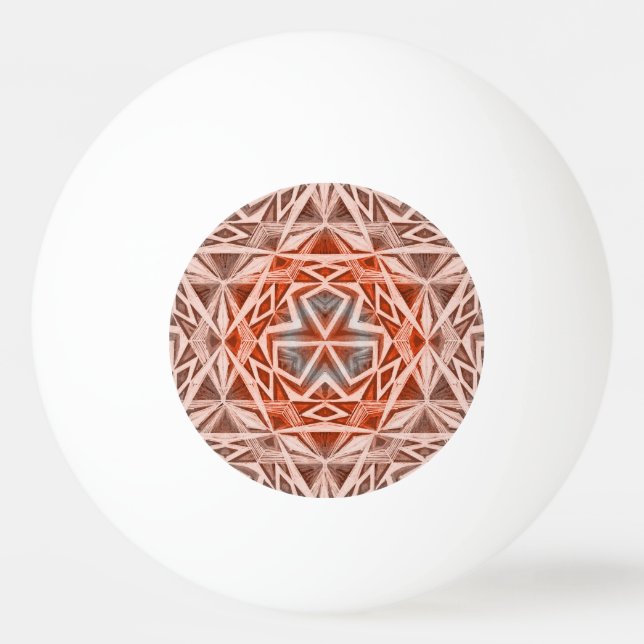 Pelota De Ping Pong Patrón de Tríada (Anverso)
