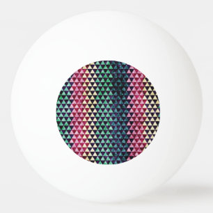 Pelota De Ping Pong Patrón de triángulo de vintage geométrico sin sold