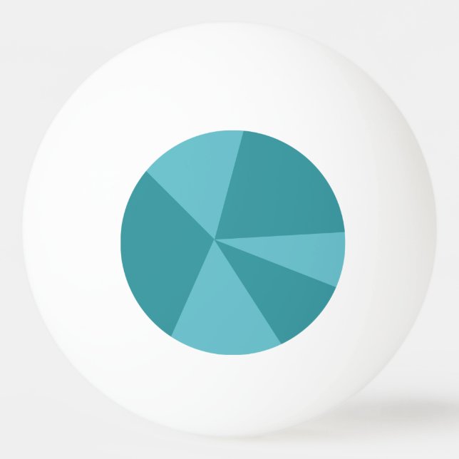 Pelota De Ping Pong Patrón geométrico de triángulos (Anverso)