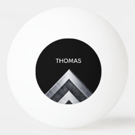 Pelota De Ping Pong Patrón Metalizado elegante monogramado