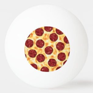 Pelota De Ping Pong Patrón Pepperoni Pizza