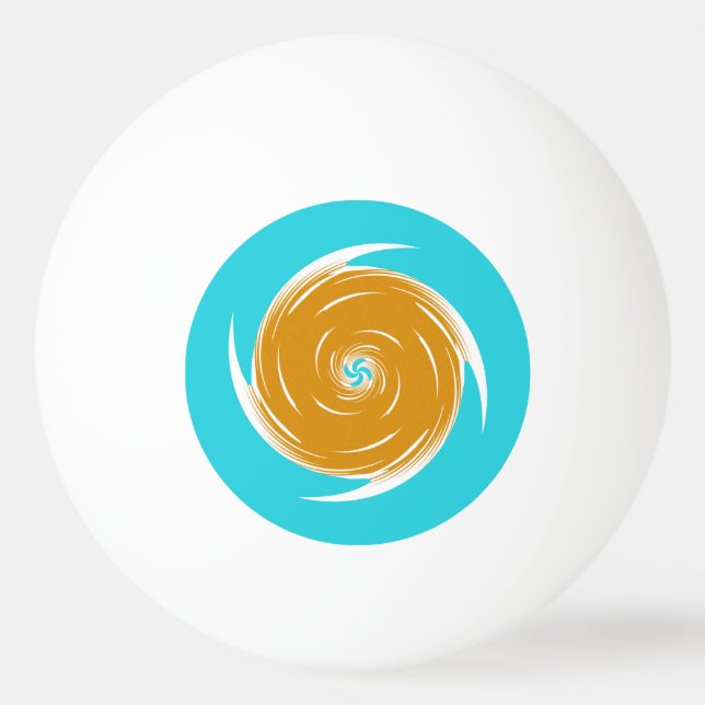 Pelota De Ping Pong Patrón Twirl Suroeste (Anverso)