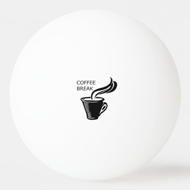 Pelota De Ping Pong Pausa de café (Reverso)