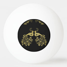 Pelota De Ping Pong Pavos reales enamorados