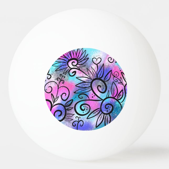 Pelota De Ping Pong Pequeño pájaro gracioso (Anverso)