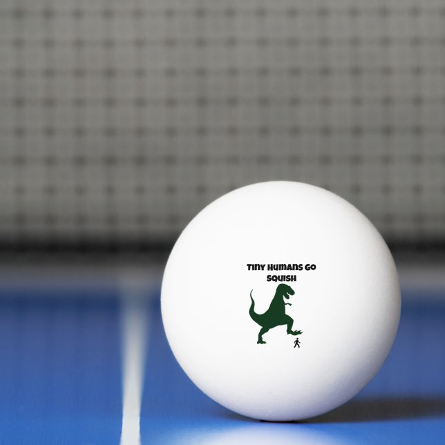Pelota De Ping Pong Pequeños humanos se vuelven graciosos Personalizad (Neto)