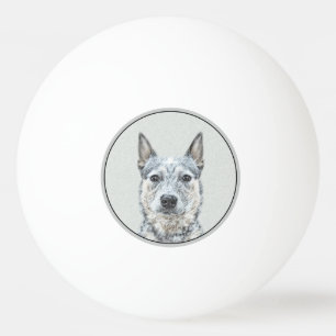 Pelota De Ping Pong Perro de ganado australiano - Arte de perro origin