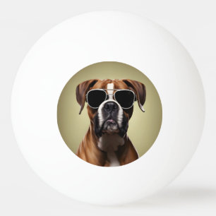 Pelota De Ping Pong Perro de Guay Boxer