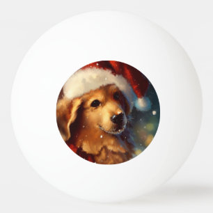 Pelota De Ping Pong Perro navidad (4)