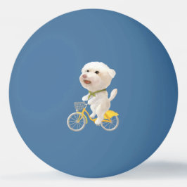 Pelota De Ping Pong Perros y gatos en bicicleta junto al mar