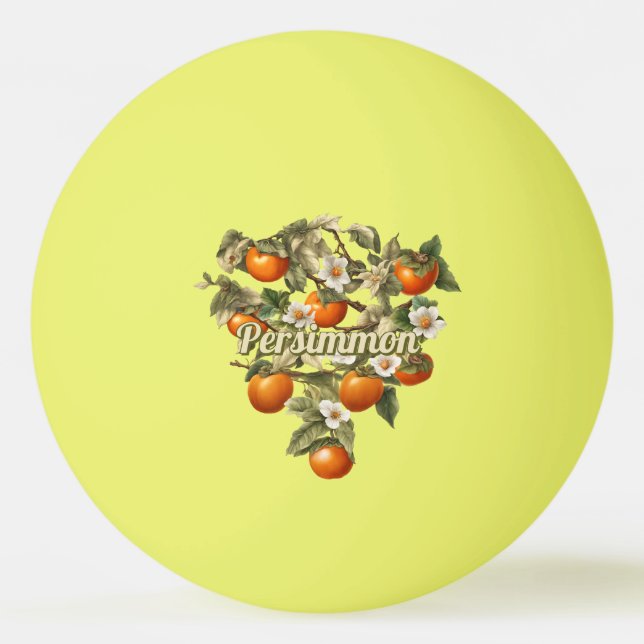 Pelota De Ping Pong Persimmones (Anverso)
