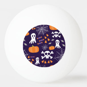 Pelota De Ping Pong Personajes Divertidos y Espeluznantes de Halloween