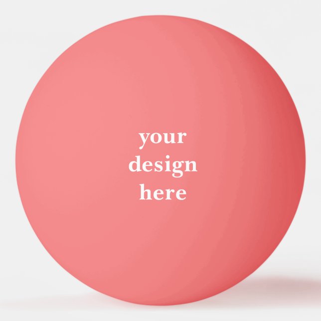 Pelota De Ping Pong Personalización o Personalizar (Anverso)