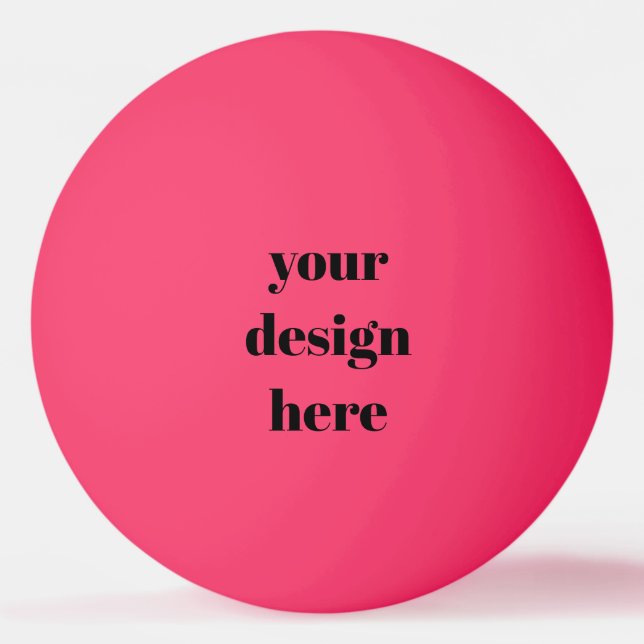 Pelota De Ping Pong Personalización o Personalizar (Anverso)