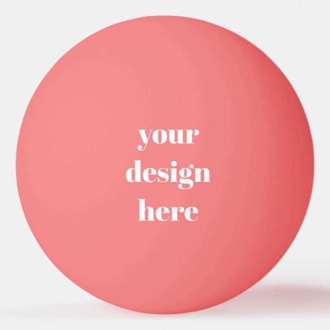 Pelota De Ping Pong Personalización o Personalizar (Anverso)