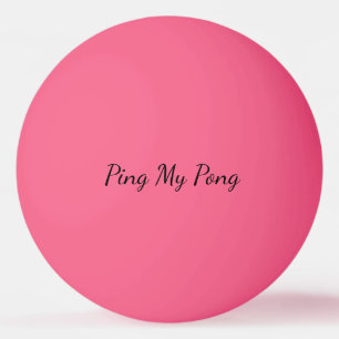 Pelota de Ping Pong Personalizada Ping My Pong
