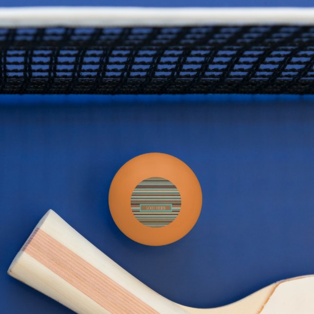 Pelota De Ping Pong Personalizado a rayas  (Mesa)