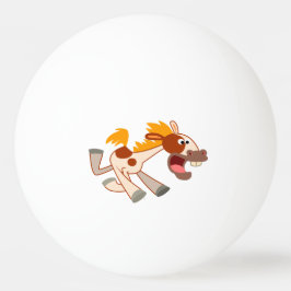 Pelota De Ping Pong Personalizado animado Pinto Horse Ping Pong Ball