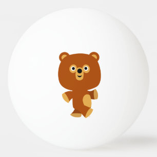 Pelota De Ping Pong Personalizado asertivo lindo Bear Ping Pong