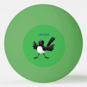 Pelota De Ping Pong Personalizado australiano Willie Wagtail personali