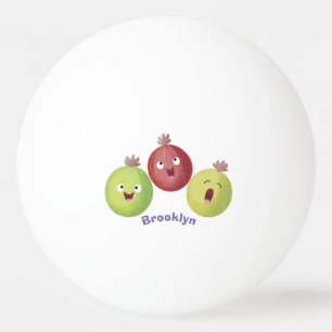 Pelota De Ping Pong Personalizado cantante de trío de gooseberry