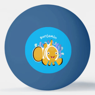 Pelota De Ping Pong Personalizado de anenoma de payaso alegre