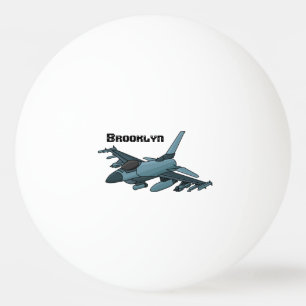 Pelota De Ping Pong Personalizado de avión de combate militar