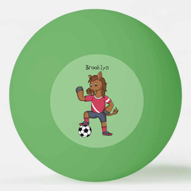 Pelota De Ping Pong Personalizado de fútbol divertido y divertido (Anverso)