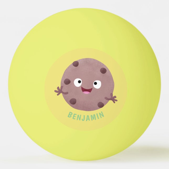 Pelota De Ping Pong Personalizado de galleta de chocolate inteligente (Anverso)