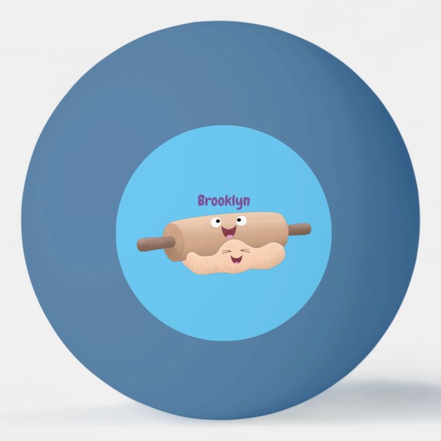 Pelota De Ping Pong Personalizado de horneado de rodillos y pasta de m (Anverso)