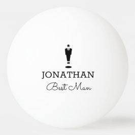 Pelota De Ping Pong Personalizado de la fiesta de bodas de regalo para