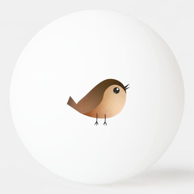 Pelota De Ping Pong Personalizado de pájaro de Sparrow (Anverso)