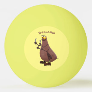 Pelota De Ping Pong Personalizado de pulgas fea hambrienta