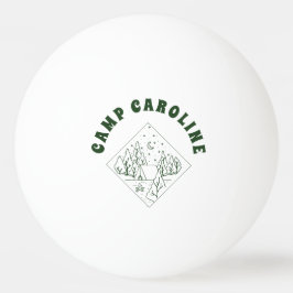 Pelota De Ping Pong Personalizado del partido Camp Bachelorette