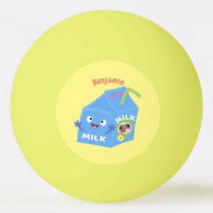 Pelota De Ping Pong Personalizado del personaje de la caja de leche fe