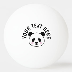 Pelota De Ping Pong Personalizado divertido panda oso ping pong ping p