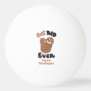 Pelota De Ping Pong Personalizado El Mejor Papá Que Nunca Es Una Leche