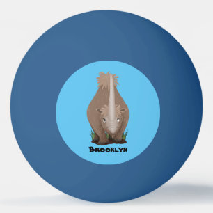 Pelota De Ping Pong Personalizado elasmotherium rinoceronte