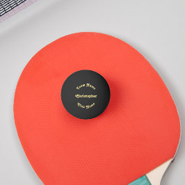 Pelota De Ping Pong Personalizado Jugador Equipo Nombre Club Mesa Cerv