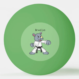 Pelota De Ping Pong Personalizado lindo rhino kung fu personalizado